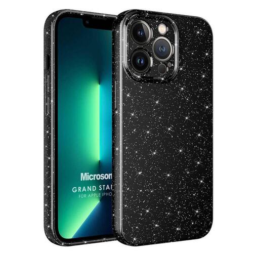 Microsonic Apple iPhone 13 Pro Kılıf Grand Stardust Siyah