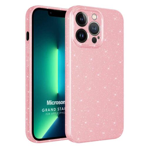 Microsonic Apple iPhone 13 Pro Kılıf Grand Stardust Pembe