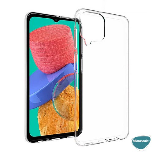 Microsonic Samsung Galaxy M33 Kılıf Transparent Soft Şeffaf