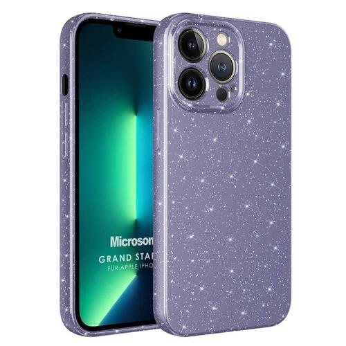 Microsonic Apple iPhone 13 Pro Kılıf Grand Stardust Mor