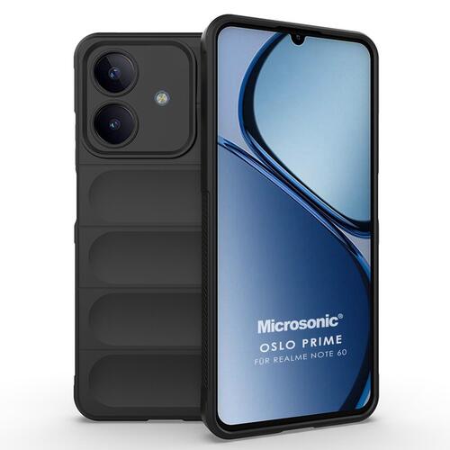 Microsonic Realme Note 60 Kılıf Oslo Prime Siyah