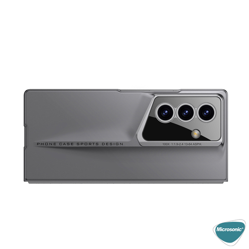 Microsonic Samsung Galaxy Z Fold 7 Kılıf Sports Armor Gri