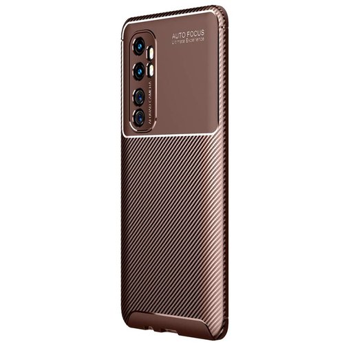 Microsonic Xiaomi Mi Note 10 Lite Kılıf Legion Series Kahverengi