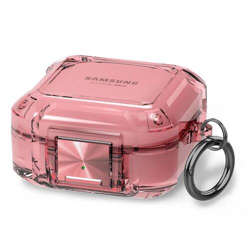 Microsonic Samsung Galaxy Buds Core Kılıf Safety Lock Protection Pembe