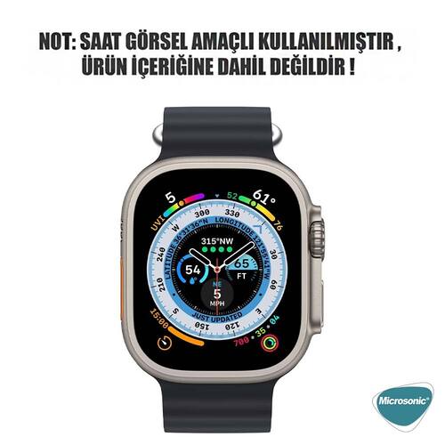 Microsonic Apple Watch Ultra 2 Kordon Ocean Band Turuncu