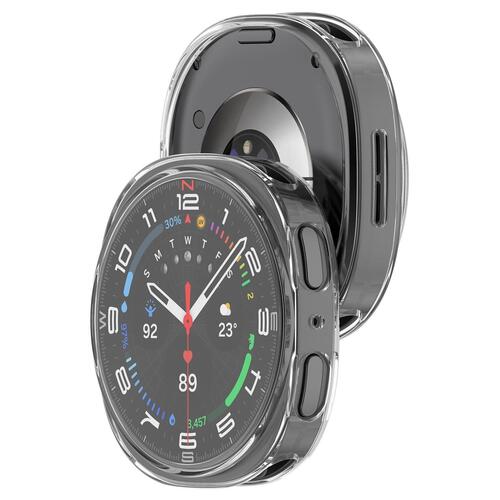 Microsonic Samsung Galaxy Watch 8 40mm Kılıf Ekranı Tam Kaplayan 360 Full Round Soft Silicone Şeffaf