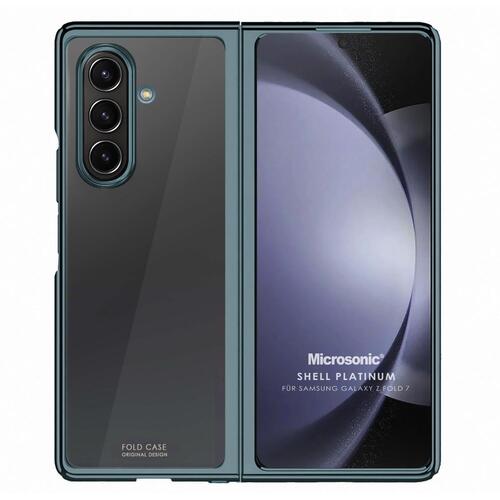 Microsonic Samsung Galaxy Z Fold 7 Kılıf Shell Platinum Yeşil