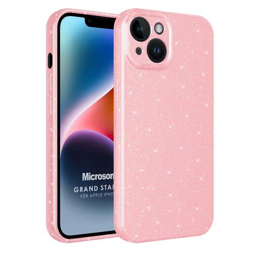 Microsonic Apple iPhone 13 Kılıf Grand Stardust Pembe