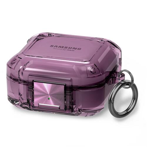 Microsonic Samsung Galaxy Buds Core Kılıf Safety Lock Protection Mor