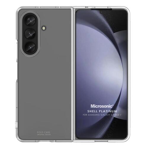 Microsonic Samsung Galaxy Z Fold 7 Kılıf Shell Platinum Şeffaf
