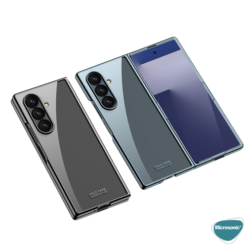 Microsonic Samsung Galaxy Z Fold 7 Kılıf Shell Platinum Şeffaf
