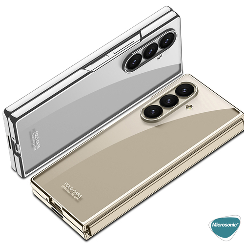 Microsonic Samsung Galaxy Z Fold 7 Kılıf Shell Platinum Şeffaf