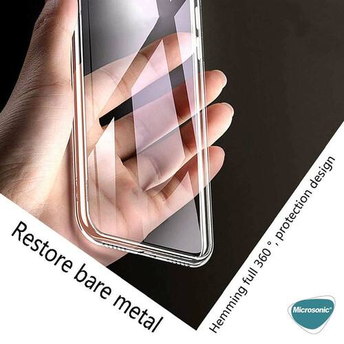 Microsonic Xiaomi Poco F3 Kılıf Transparent Soft Beyaz