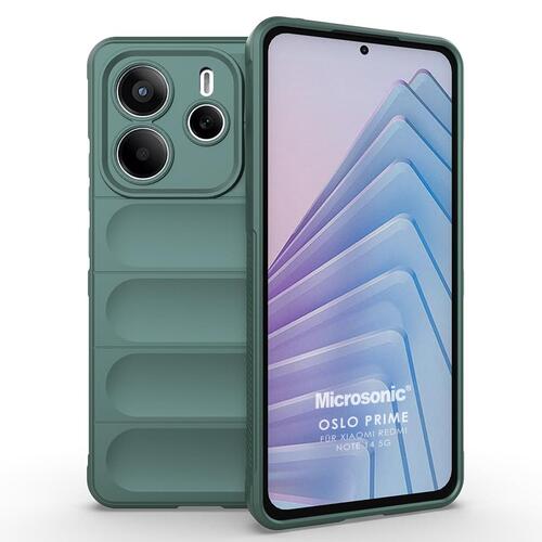 Microsonic Xiaomi Redmi Note 14 4G Kılıf Oslo Prime Yeşil
