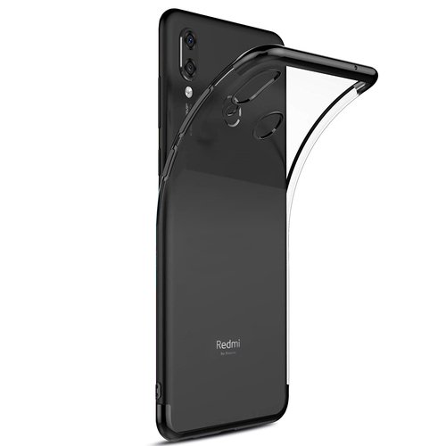 Microsonic Xiaomi Redmi Note 7 Pro Kılıf Skyfall Transparent Clear Siyah