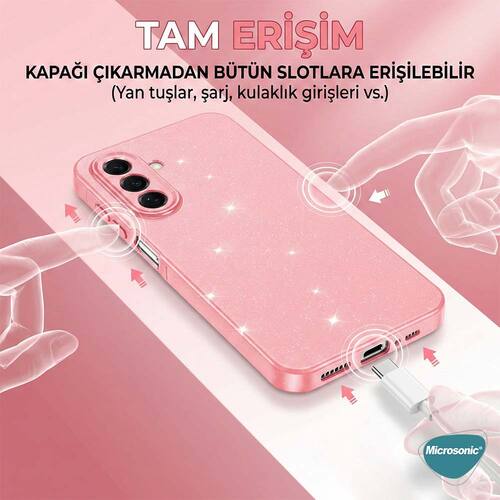 Microsonic Apple iPhone 12 Pro Max Kılıf Grand Stardust Siyah