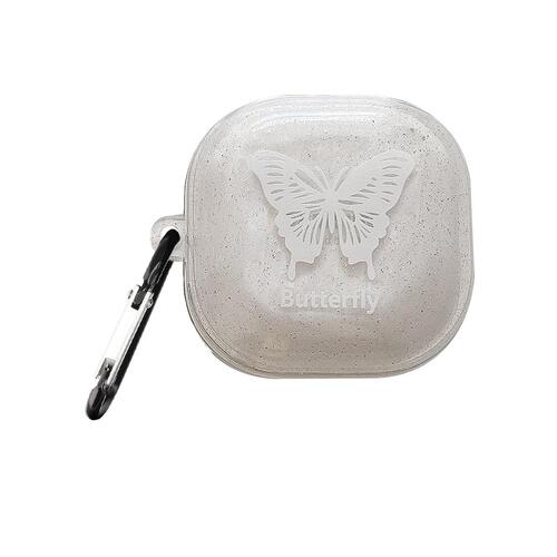 Microsonic Samsung Galaxy Buds Core Kılıf Kelebek Desenli Şeffaf