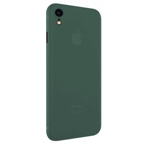 Microsonic Apple iPhone XR Kılıf Peipe Matte Silicone Yeşil