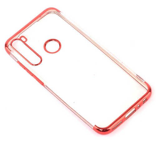 Microsonic Xiaomi Redmi Note 8 Kılıf Skyfall Transparent Clear Kırmızı