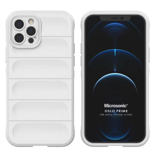 Microsonic Apple iPhone 12 Pro Kılıf Oslo Prime Beyaz