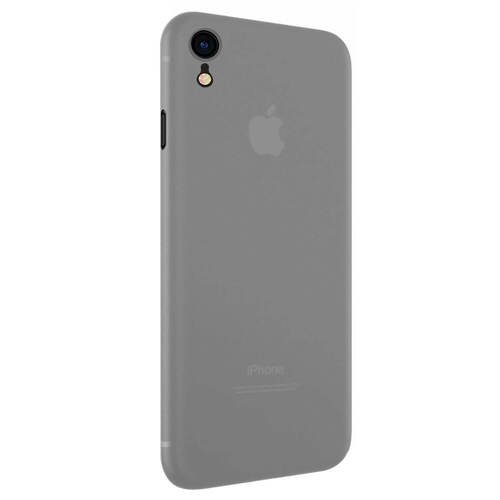 Microsonic Apple iPhone XR Kılıf Peipe Matte Silicone Gri