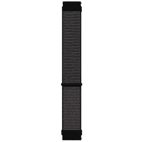 Microsonic Huawei Watch Ultimate Hasırlı Kordon Woven Sport Loop Siyah