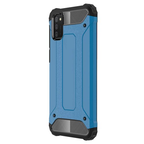 Microsonic Samsung Galaxy A02s Kılıf Rugged Armor Mavi