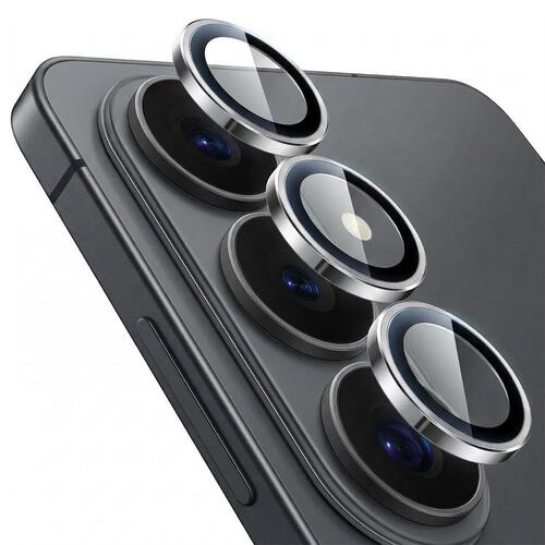 Microsonic Samsung Galaxy S26 Plus Tekli Kamera Lens Koruma Camı Gümüş