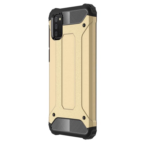 Microsonic Samsung Galaxy A02s Kılıf Rugged Armor Gold