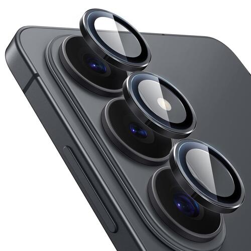 Microsonic Samsung Galaxy S26 Tekli Kamera Lens Koruma Camı Siyah