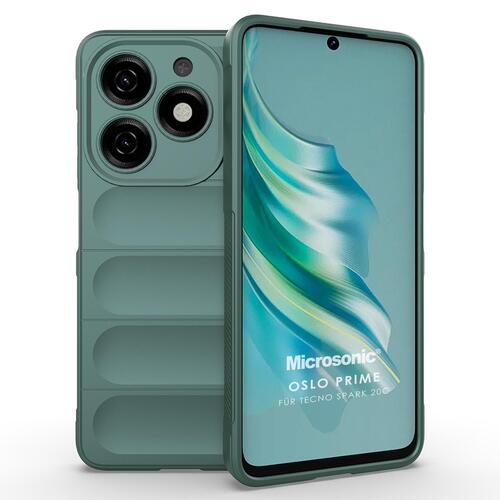 Microsonic TECNO Spark 20C Kılıf Oslo Prime Yeşil
