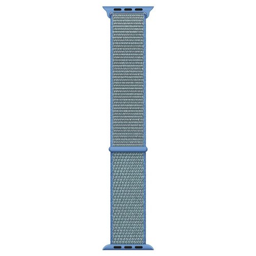 Microsonic Apple Watch Series 2 42mm Hasırlı Kordon Woven Sport Loop Tahoe Blue