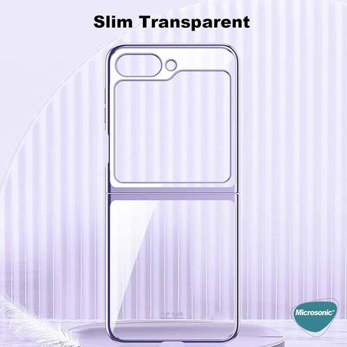 Microsonic Samsung Galaxy Z Flip 7 FE Kılıf Shock Absorbing Şeffaf
