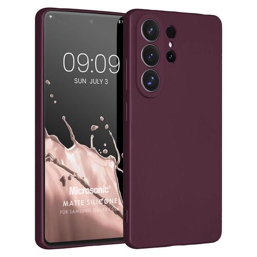 Microsonic Matte Silicone Samsung Galaxy S26 Ultra Kılıf Mor