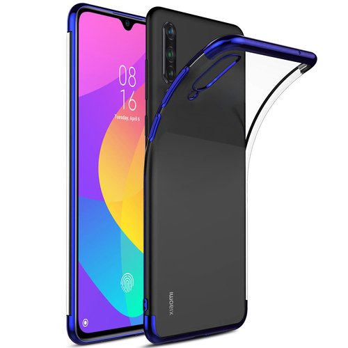 Microsonic Xiaomi Mi 9 Lite Kılıf Skyfall Transparent Clear Mavi