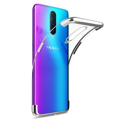 Microsonic Oppo RX17 Pro Kılıf Skyfall Transparent Clear Gümüş