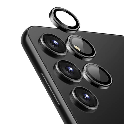 Microsonic Samsung Galaxy A55 Tekli Kamera Lens Koruma Camı Siyah