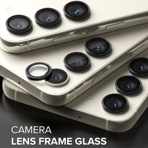 Microsonic Samsung Galaxy A55 Tekli Kamera Lens Koruma Camı Siyah
