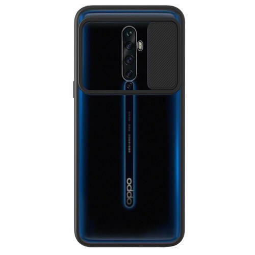 Microsonic Oppo Reno 2Z Kılıf Slide Camera Lens Protection Siyah