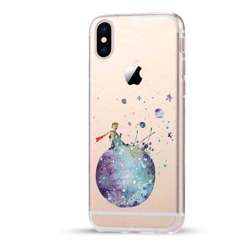 Microsonic iPhone XS Max (6.5'') Desenli Kılıf Küçük Prens Mavi