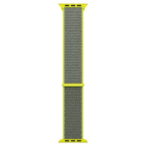 Microsonic Apple Watch Series 2 42mm Hasırlı Kordon Woven Sport Loop Flash