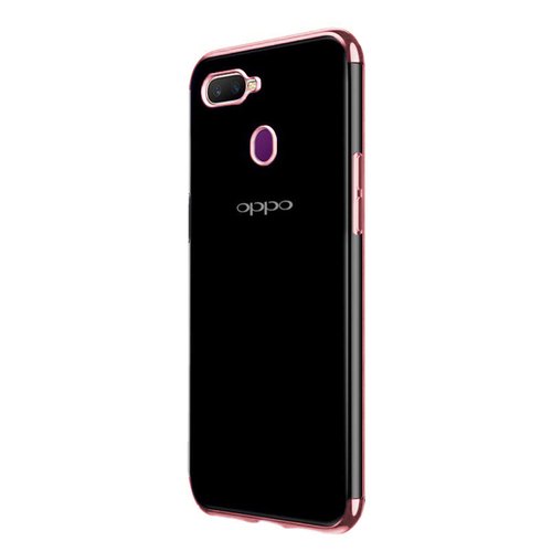 Microsonic Oppo F9 / F9 Pro Kılıf Skyfall Transparent Clear Rose Gold