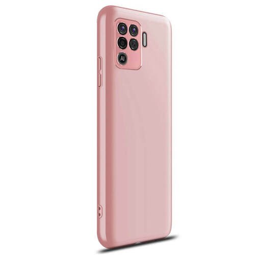 Microsonic Oppo Reno 5 Lite Kılıf Double Dip 360 Protective Rose Gold