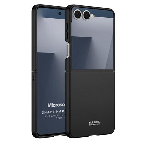 Microsonic Samsung Galaxy Z Flip 7 Kılıf Shape Hard Cover Siyah