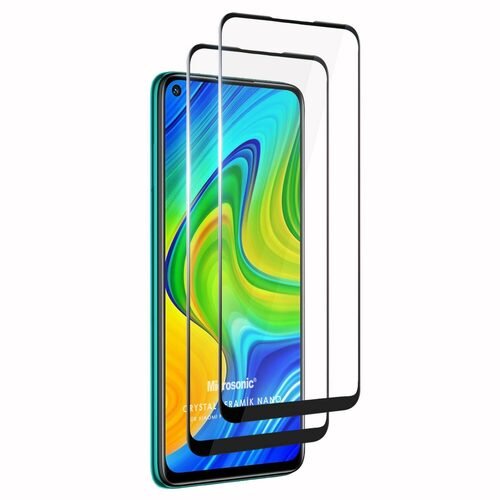 Microsonic Xiaomi Redmi Note 9 Crystal Seramik Nano Ekran Koruyucu Siyah (2 Adet)