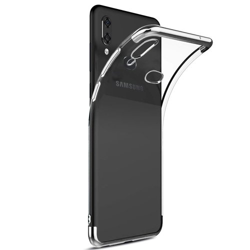 Microsonic Samsung Galaxy A10s Kılıf Skyfall Transparent Clear Gümüş