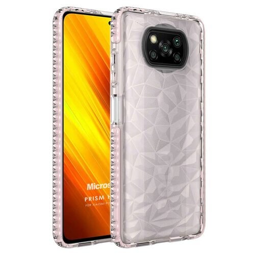 Microsonic Xiaomi Poco X3 Pro Kılıf Prism Hybrid Pembe