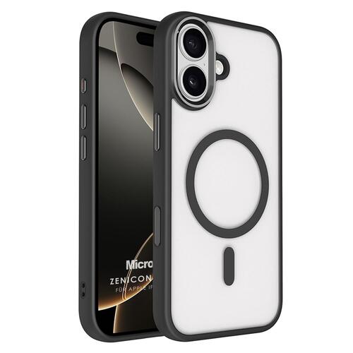 Microsonic Apple iPhone 17 Kılıf Zenicon MagSafe Siyah