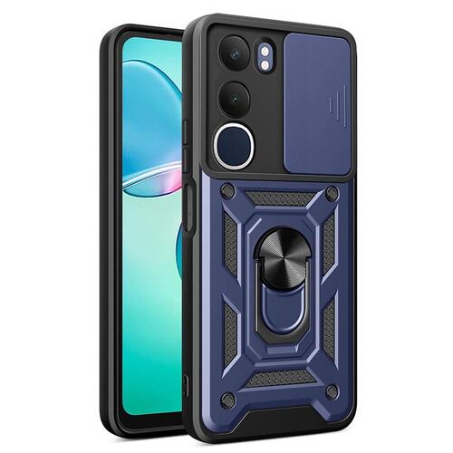 Microsonic Vivo Y19s Kılıf Impact Resistant Lacivert