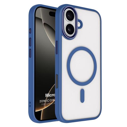 Microsonic Apple iPhone 17 Kılıf Zenicon MagSafe Lacivert
